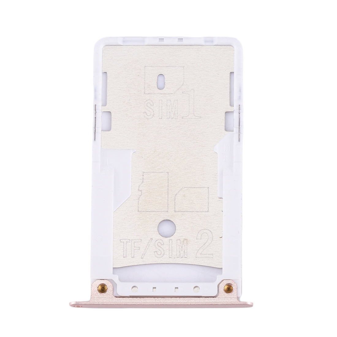 For Xiaomi Redmi 4X SIM & SIM / TF Card Tray(Gold)