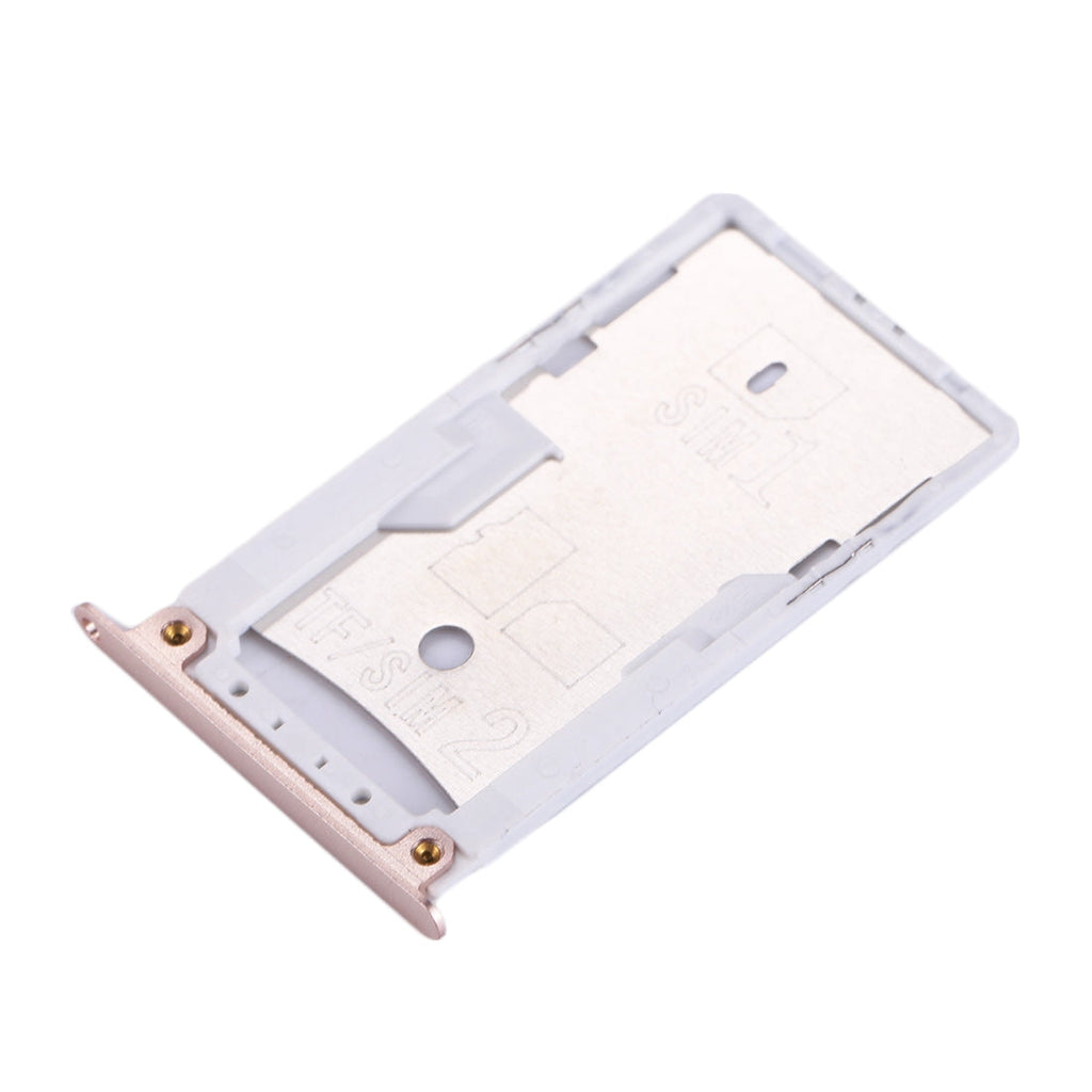 For Xiaomi Redmi 4X SIM & SIM / TF Card Tray(Gold)