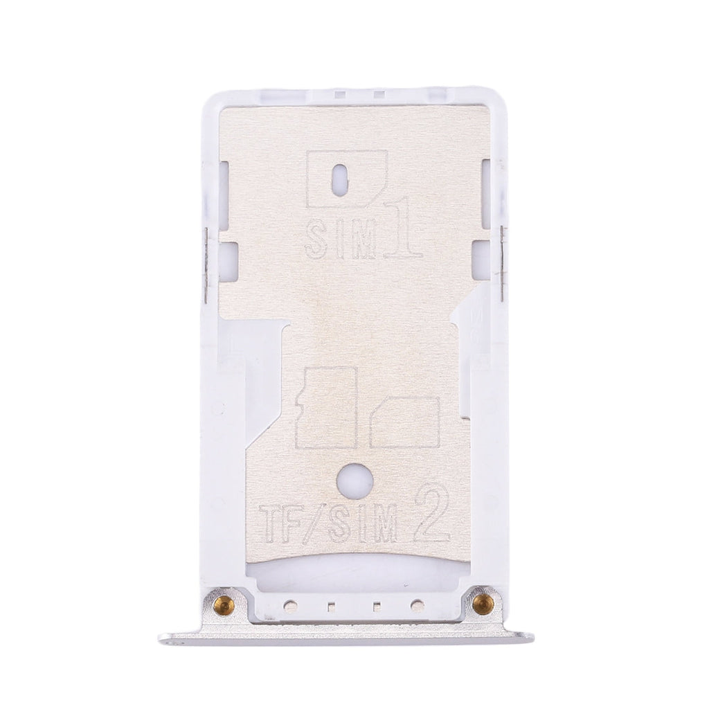 For Xiaomi Redmi 4X SIM & SIM / TF Card Tray(Silver)