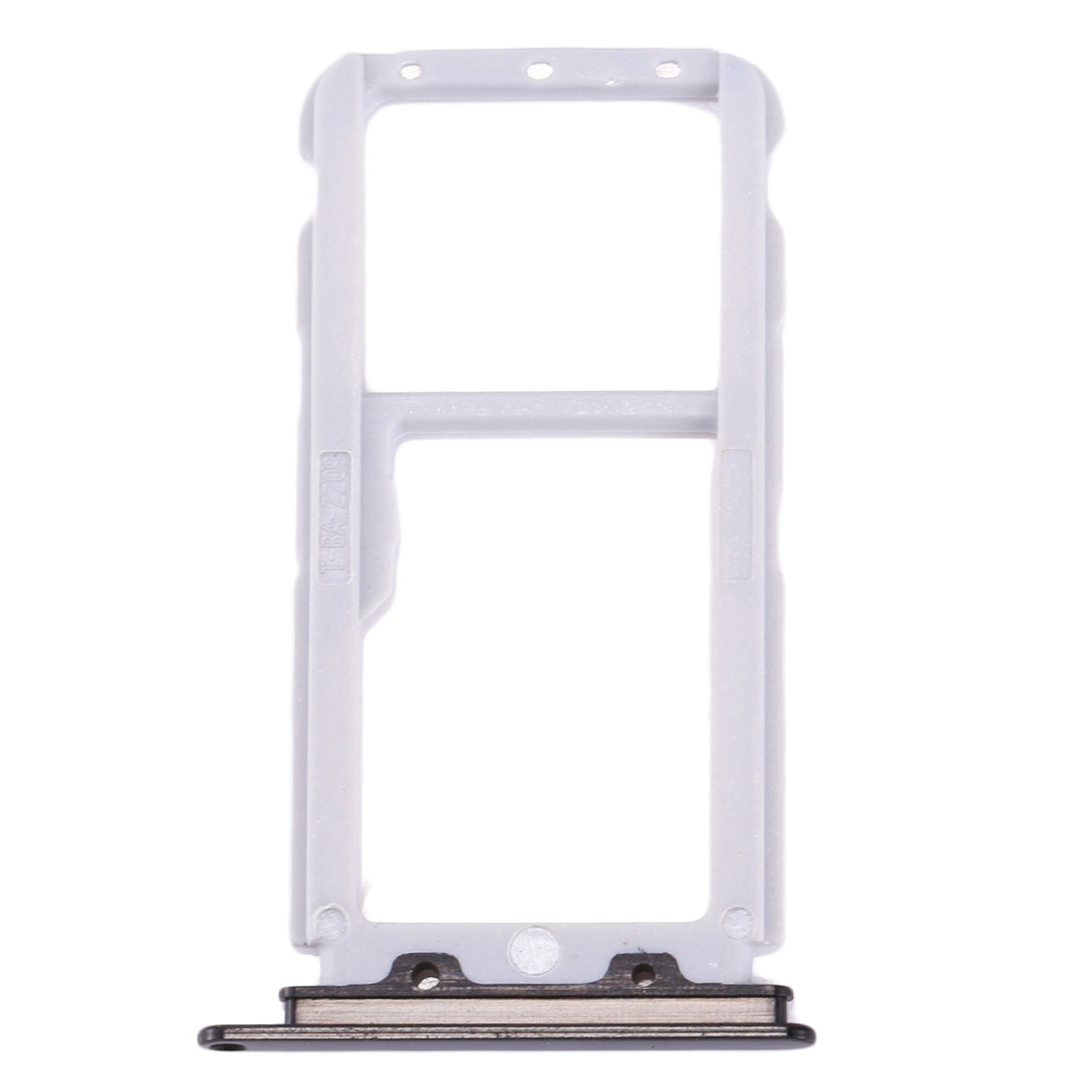 For Huawei nova 2 SIM Card Tray & SIM / Micro SD Card Tray(Black)