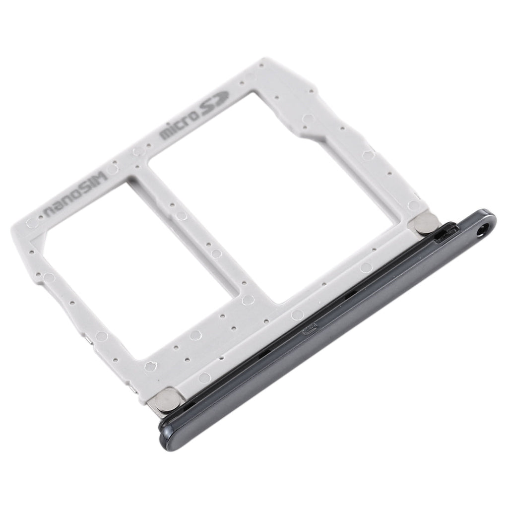 SIM Card Tray + Micro SD Card Tray for LG K40 / K12 Plus / X4 (2019) / X420EM / X420BMW / X420HM / X420 / X420N (Silver)