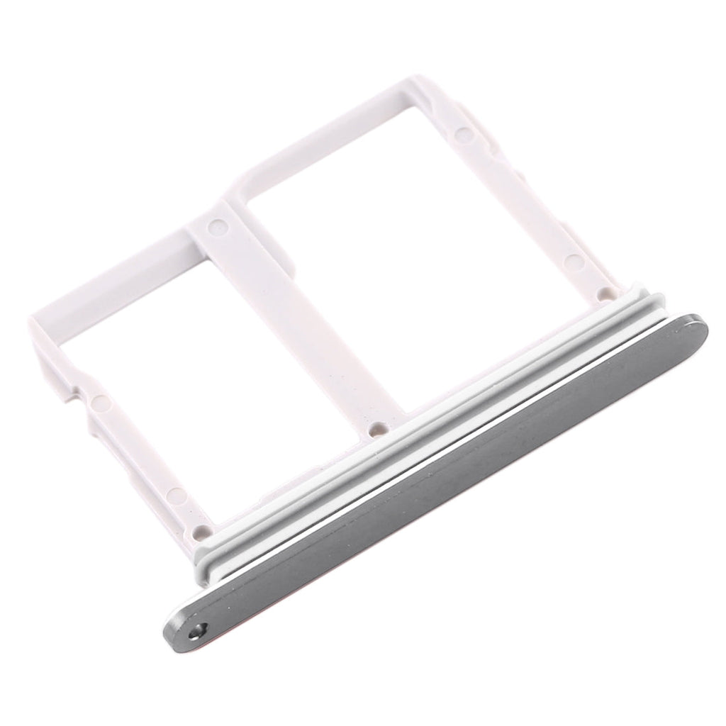 SIM Card Tray + Micro SD Card Tray for LG V40 ThinQ (Silver)