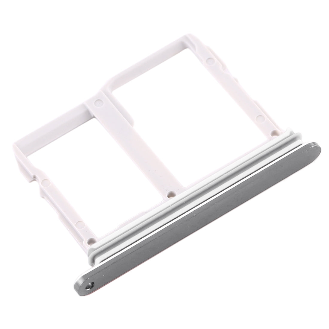 SIM Card Tray + Micro SD Card Tray for LG V40 ThinQ (Silver)