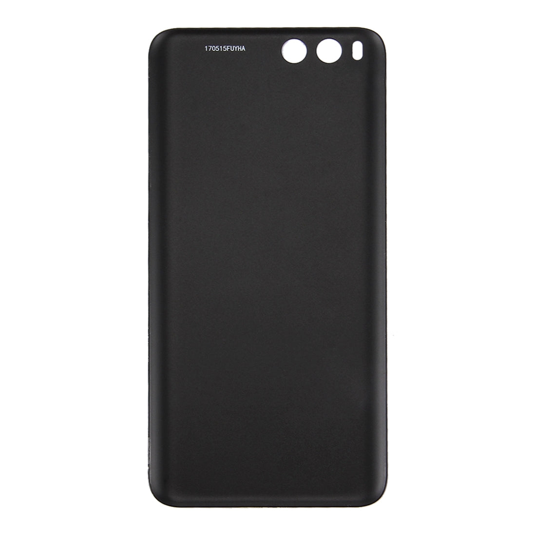 For Xiaomi Mi 6 Glass Battery Back Cover(Black)