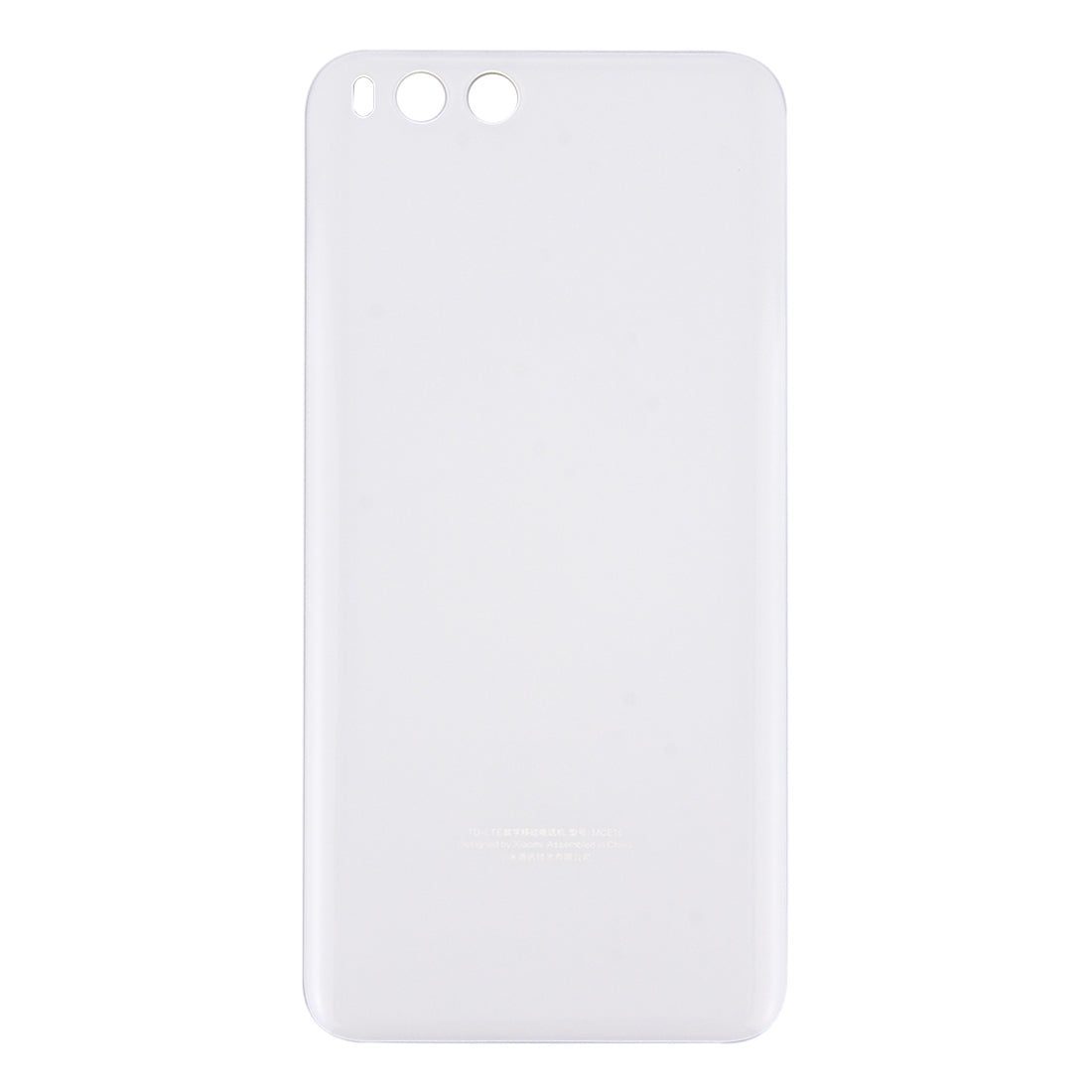For Xiaomi Mi 6 Glass Battery Back Cover(White)