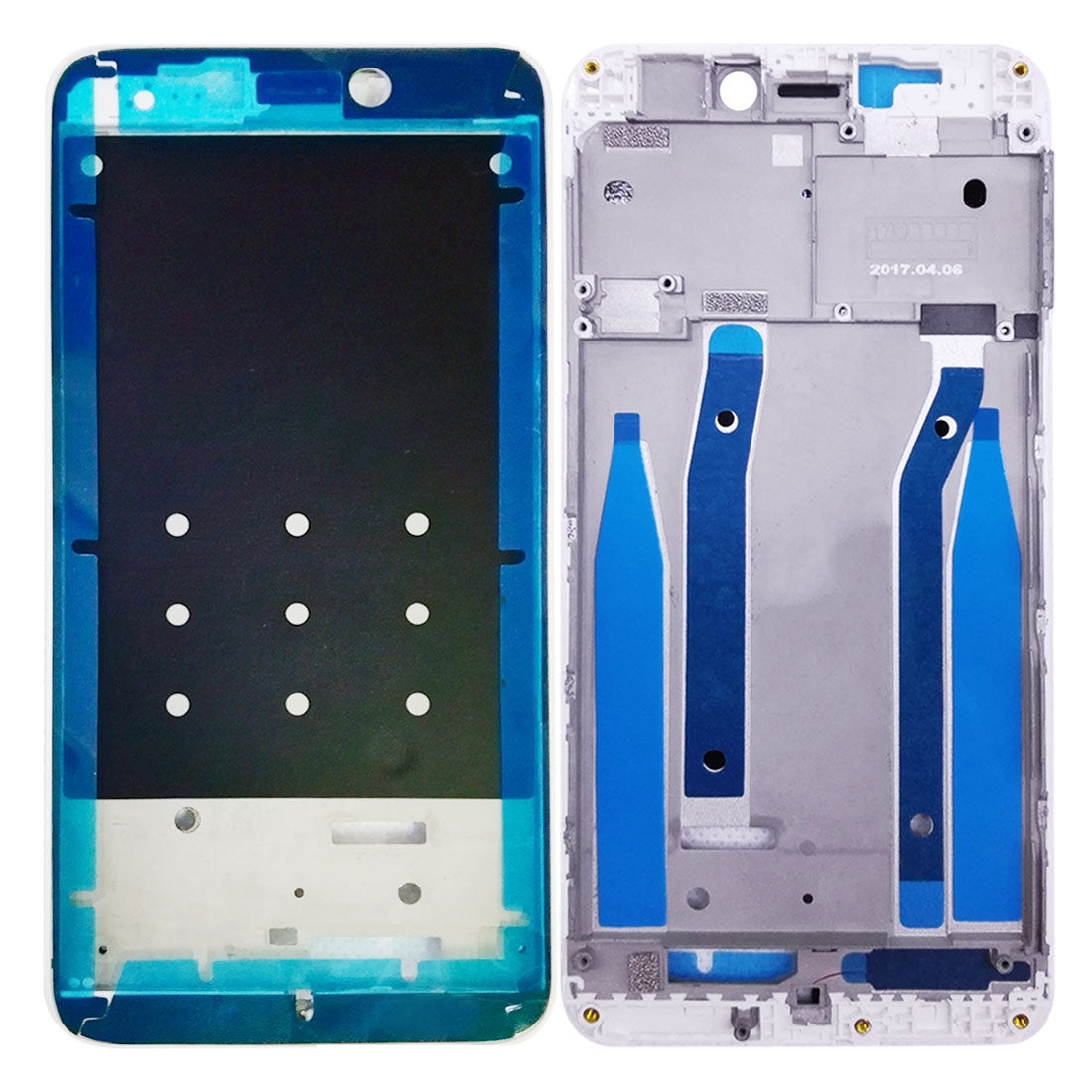 For Xiaomi Redmi 4X Front Housing LCD Frame Bezel(White)