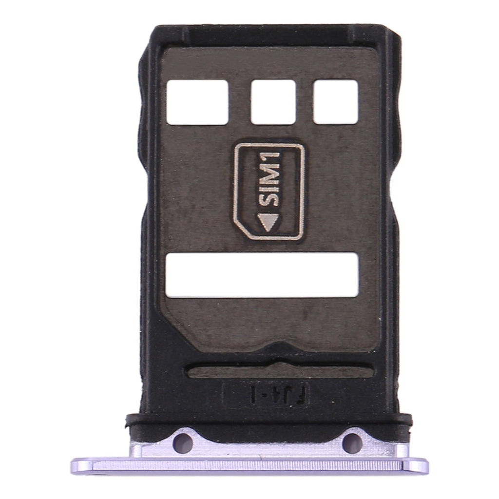 Original SIM Card Tray + NM Card Tray for Huawei Mate 30(Purple)