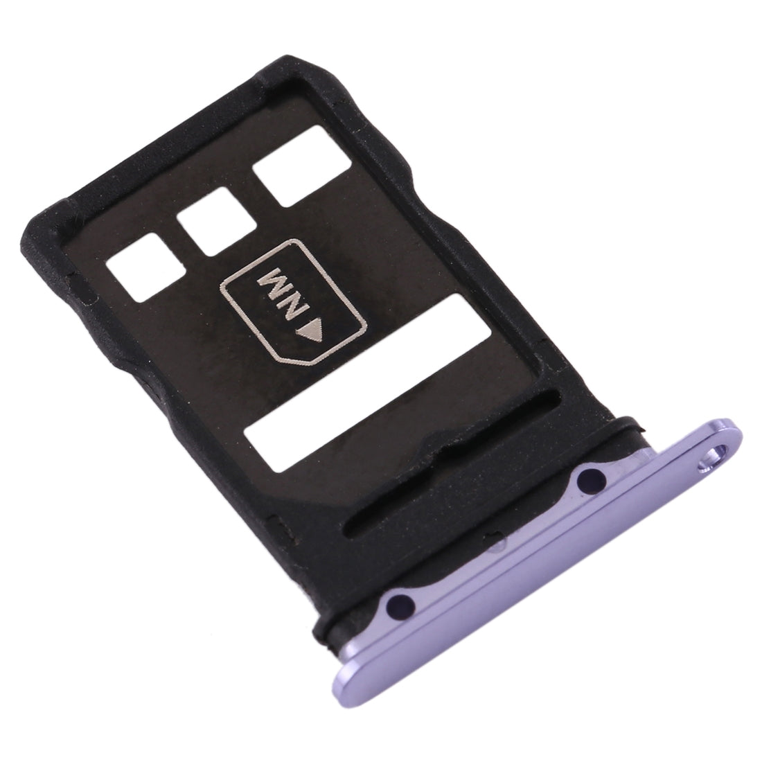 Original SIM Card Tray + NM Card Tray for Huawei Mate 30(Purple)