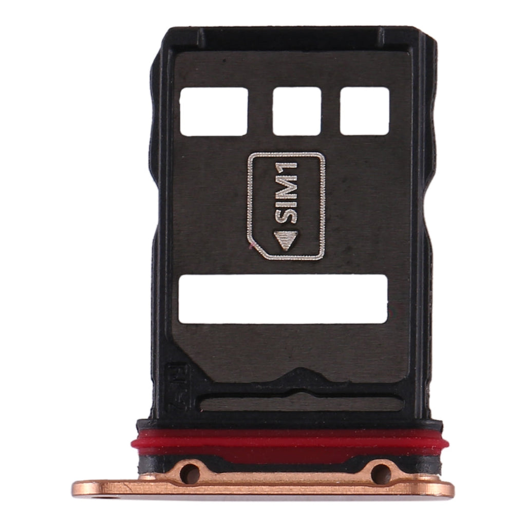 Original SIM Card Tray + NM Card Tray for Huawei Mate 30 Pro (Gold)