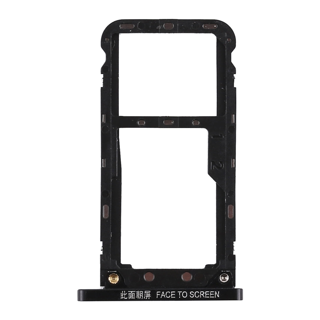 SIM Card Tray for Xiaomi Mi Max 3(Black)