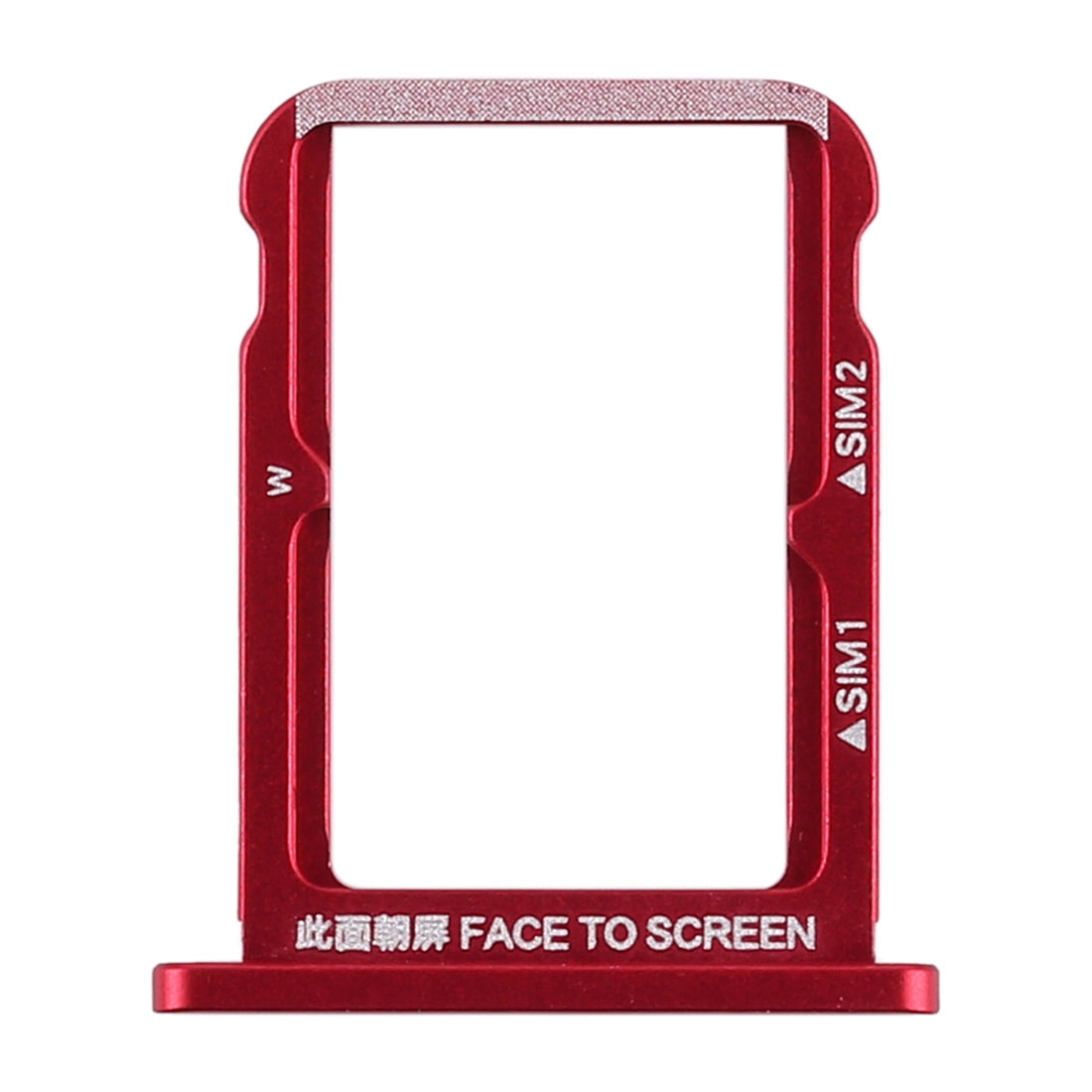 Double SIM Card Tray for Xiaomi Mi 6X (Red)