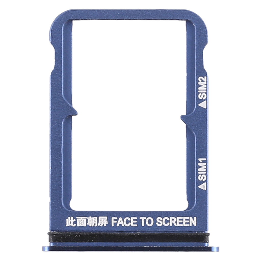 Double SIM Card Tray for Xiaomi Mi 8 (Blue)