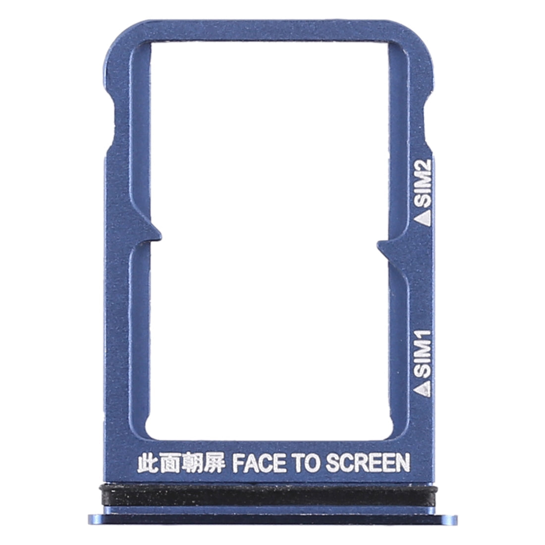 Double SIM Card Tray for Xiaomi Mi 8 (Blue)