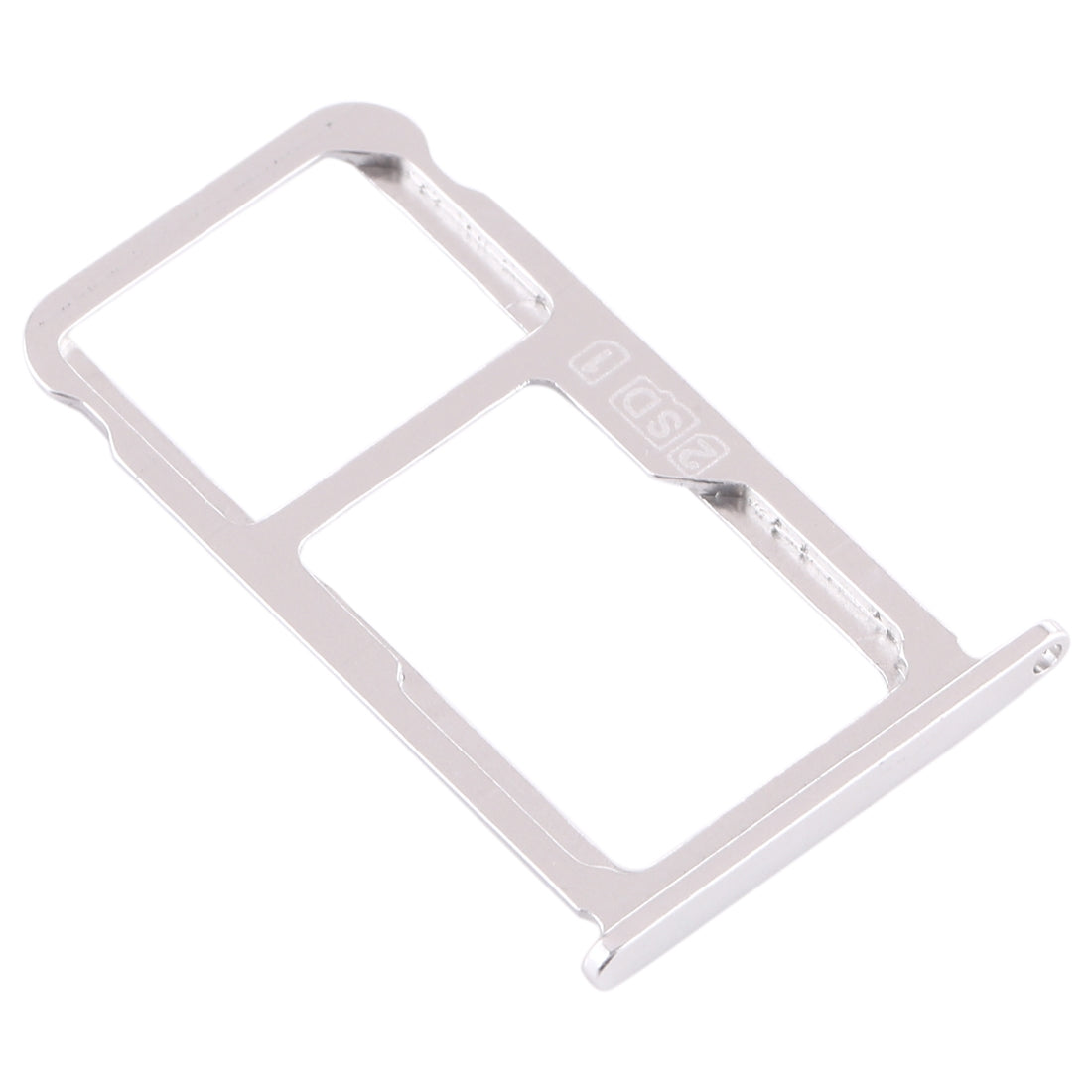 SIM Card Tray + SIM Card Tray / Micro SD Card Tray for Nokia  X7 / 8.1 / 7.1 Plus / TA-1131(Silver)