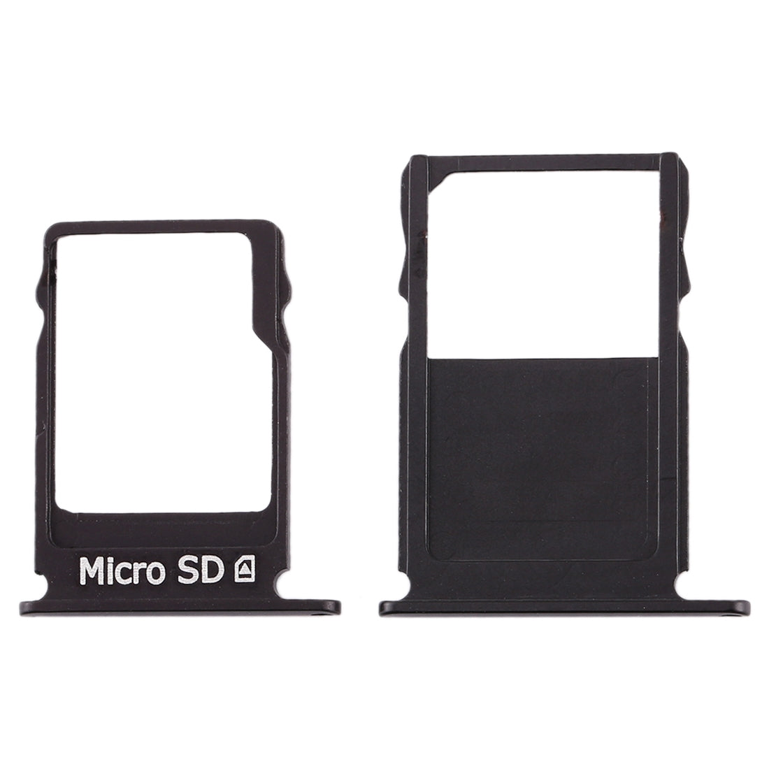 SIM Card Tray + Micro SD Card Tray for Nokia  3 TA-1020 TA-1028 TA-1032 TA-1038(Black)