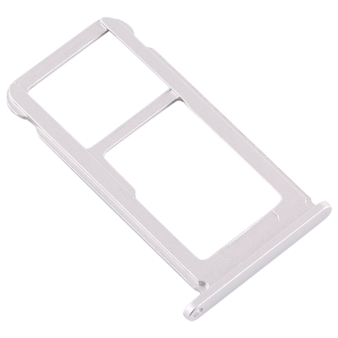 SIM Card Tray + SIM Card Tray / Micro SD Card Tray for Nokia 7.1 / TA-1100 TA-1096 TA-1095 TA-1085 TA-1097 (Silver)