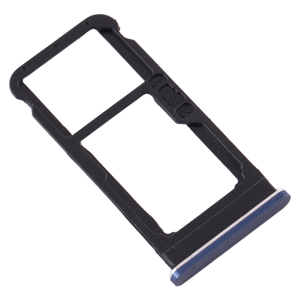 SIM Card Tray + SIM Card Tray / Micro SD Card Tray for Nokia 6.1 / 6 (2018) / TA-1043 TA-1045 TA-1050 TA-1054 TA-1068 (Blue)