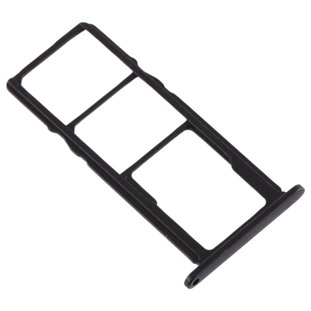 SIM Card Tray + SIM Card Tray + Micro SD Card Tray for Nokia 3.2 TA-1156 TA-1159 TA-1164 (Black)