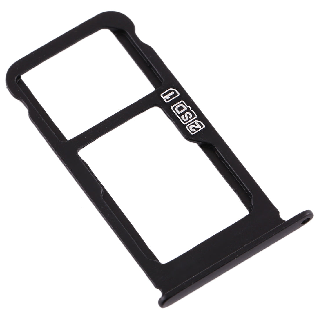 SIM Card Tray + SIM Card Tray / Micro SD Card Tray for Nokia X6 (2018) / TA-1099 / 6.1 Plus (Black)