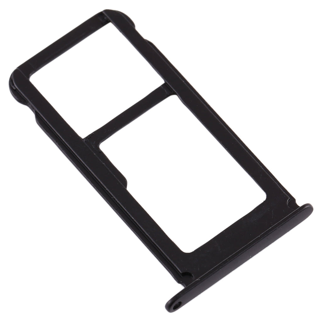 SIM Card Tray + SIM Card Tray / Micro SD Card Tray for Nokia X6 (2018) / TA-1099 / 6.1 Plus (Black)