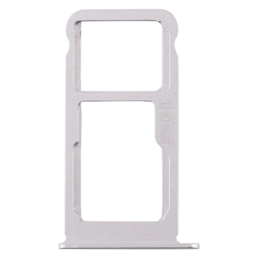 SIM Card Tray + SIM Card Tray / Micro SD Card Tray for Nokia X6 (2018) / TA-1099 / 6.1 Plus (White)