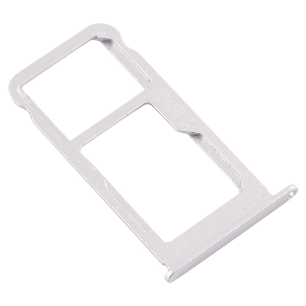 SIM Card Tray + SIM Card Tray / Micro SD Card Tray for Nokia X6 (2018) / TA-1099 / 6.1 Plus (White)