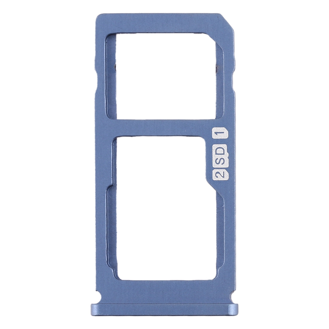 SIM Card Tray + SIM Card Tray / Micro SD Card Tray for Nokia 8 / N8 TA-1012 TA-1004 TA-1052 (Blue)