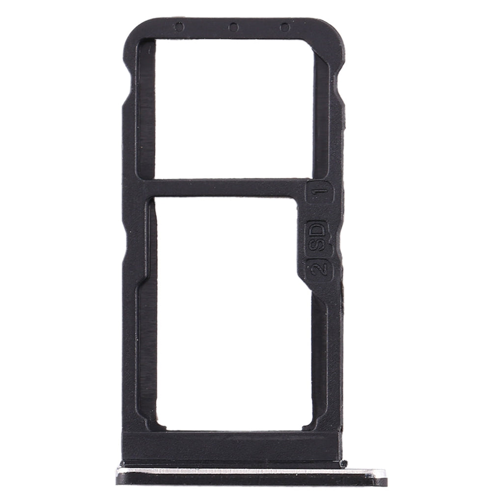 SIM Card Tray + SIM Card Tray / Micro SD Card Tray for Nokia 7 TA-1041 (Black)