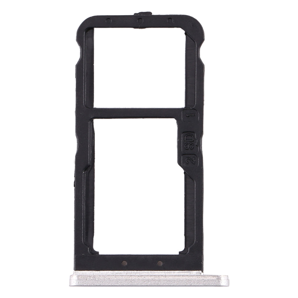 SIM Card Tray + SIM Card Tray / Micro SD Card Tray for Nokia 7 TA-1041 (White)