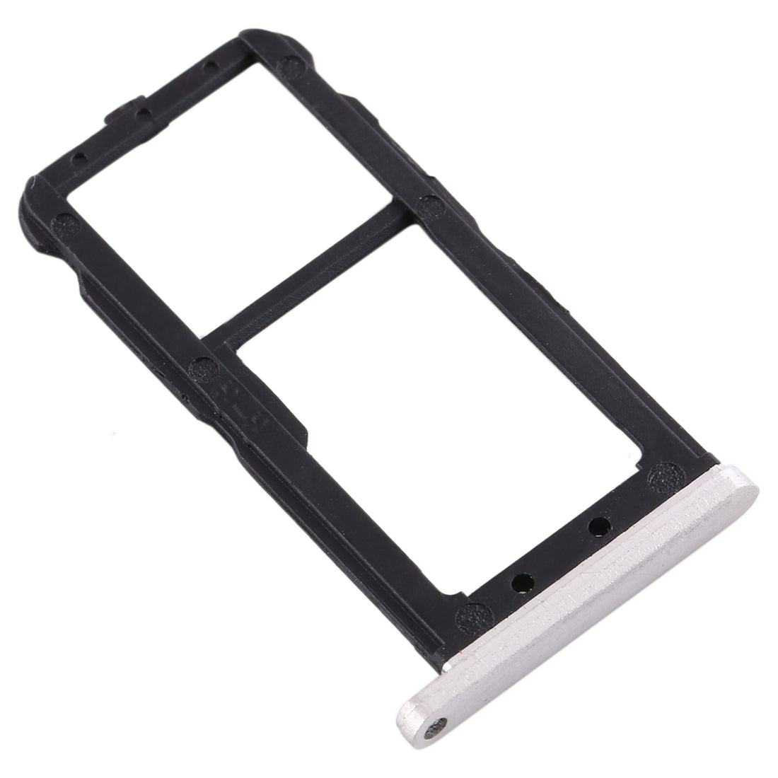 SIM Card Tray + SIM Card Tray / Micro SD Card Tray for Nokia 7 TA-1041 (White)