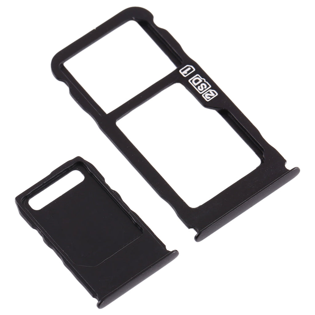 SIM Card Tray + SIM Card Tray + Micro SD Card Tray for Nokia 3.1 Plus (Blue)