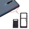 SIM Card Tray + SIM Card Tray + Micro SD Card Tray for Nokia 3.1 Plus (Blue)