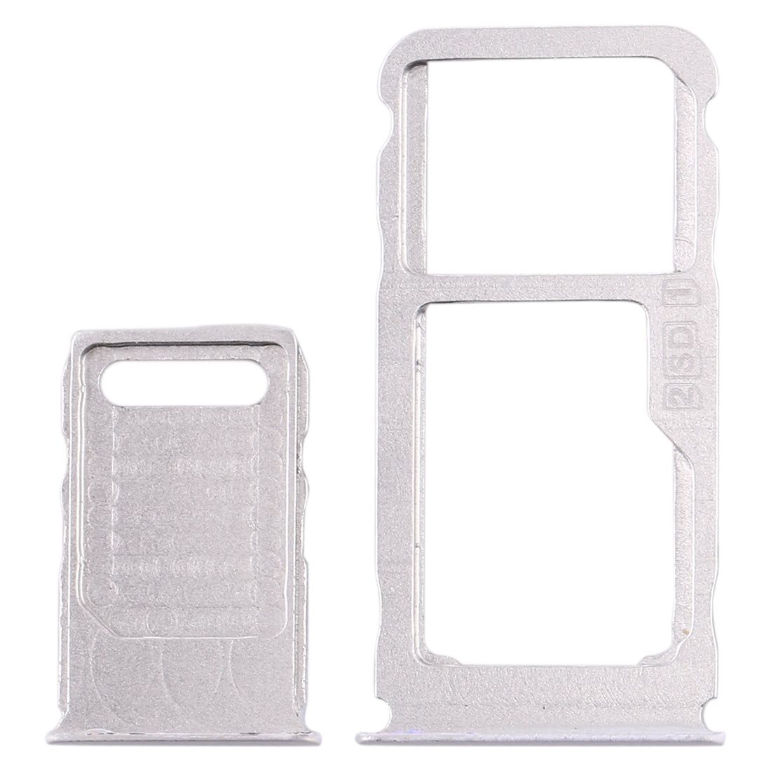 SIM Card Tray + SIM Card Tray + Micro SD Card Tray for Nokia 3.1 Plus (White)