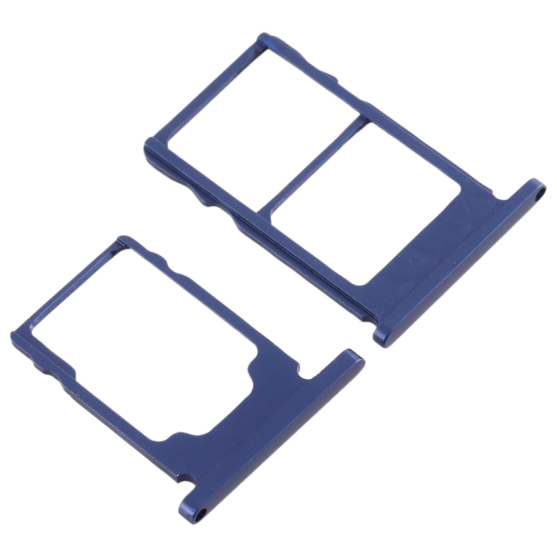 SIM Card Tray + SIM Card Tray + Micro SD Card Tray for Nokia 5.1 TA-1075 (Blue)