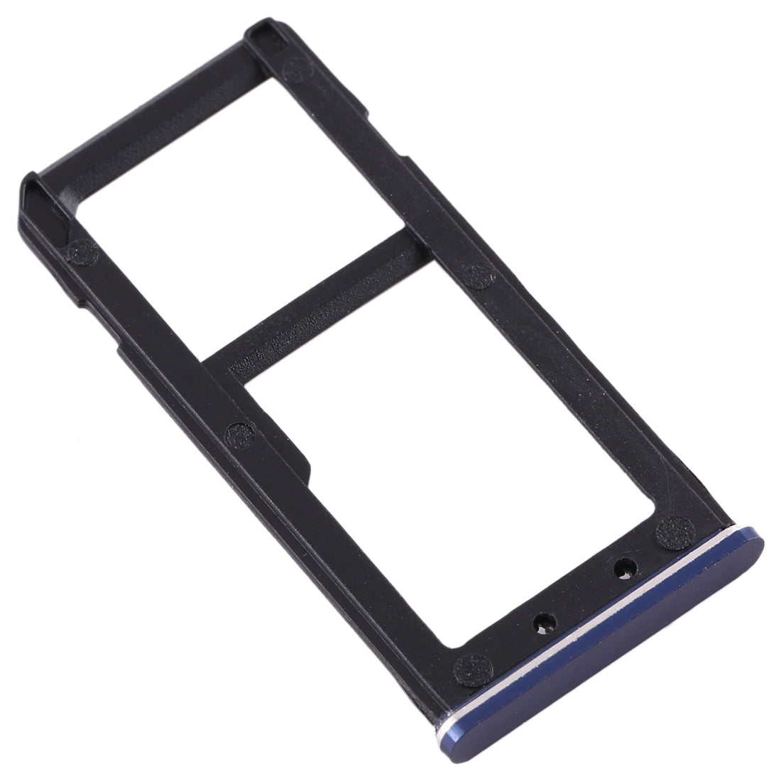 SIM Card Tray + SIM Card Tray / Micro SD Card Tray for Nokia 6 TA-1000 TA-1003 TA-1021 TA-1025 TA-1033 TA-1039 (Blue)