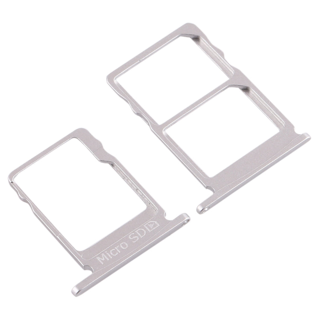 SIM Card Tray + SIM Card Tray + Micro SD Card Tray for Nokia 5 / N5 TA-1024 TA-1027 TA-1044 TA-1053 (White)