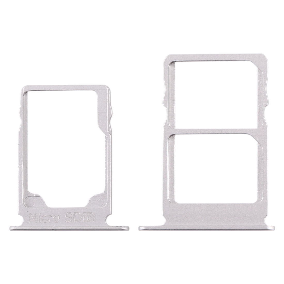 SIM Card Tray + SIM Card Tray + Micro SD Card Tray for Nokia 3.1 TA-1049 TA-1057 TA-1063 TA-1070 (White)