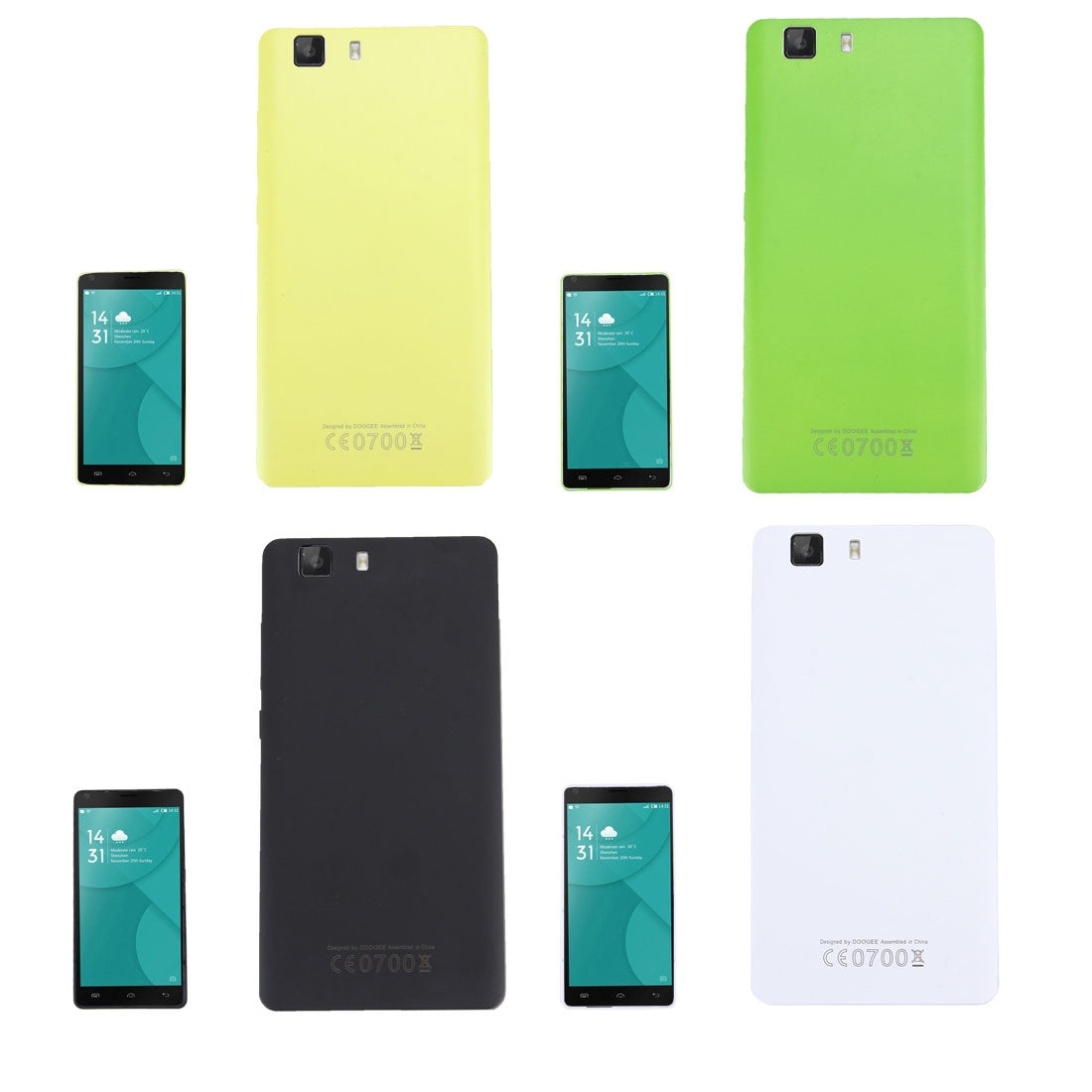 Battery Back Cover For DOOGEE X5 (S-MPH-1005) / X5 Pro (S-MPH-1080) , Random Color Delivery