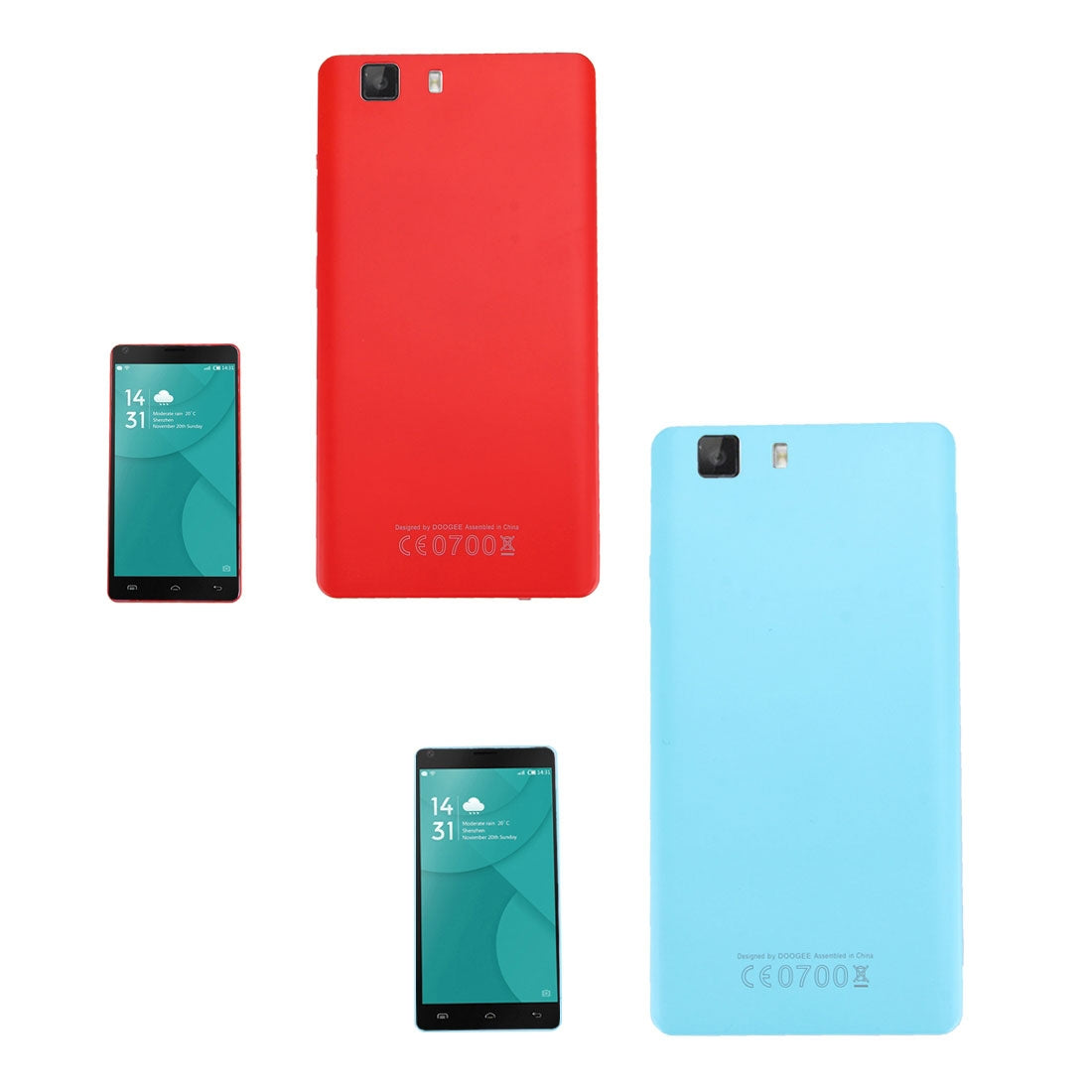 Battery Back Cover For DOOGEE X5 (S-MPH-1005) / X5 Pro (S-MPH-1080) , Random Color Delivery