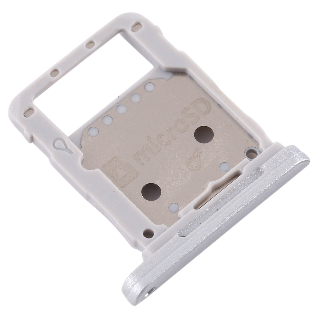 For Galaxy TabPro S2 W727 SIM Card + Micro SD Card Tray (Silver)