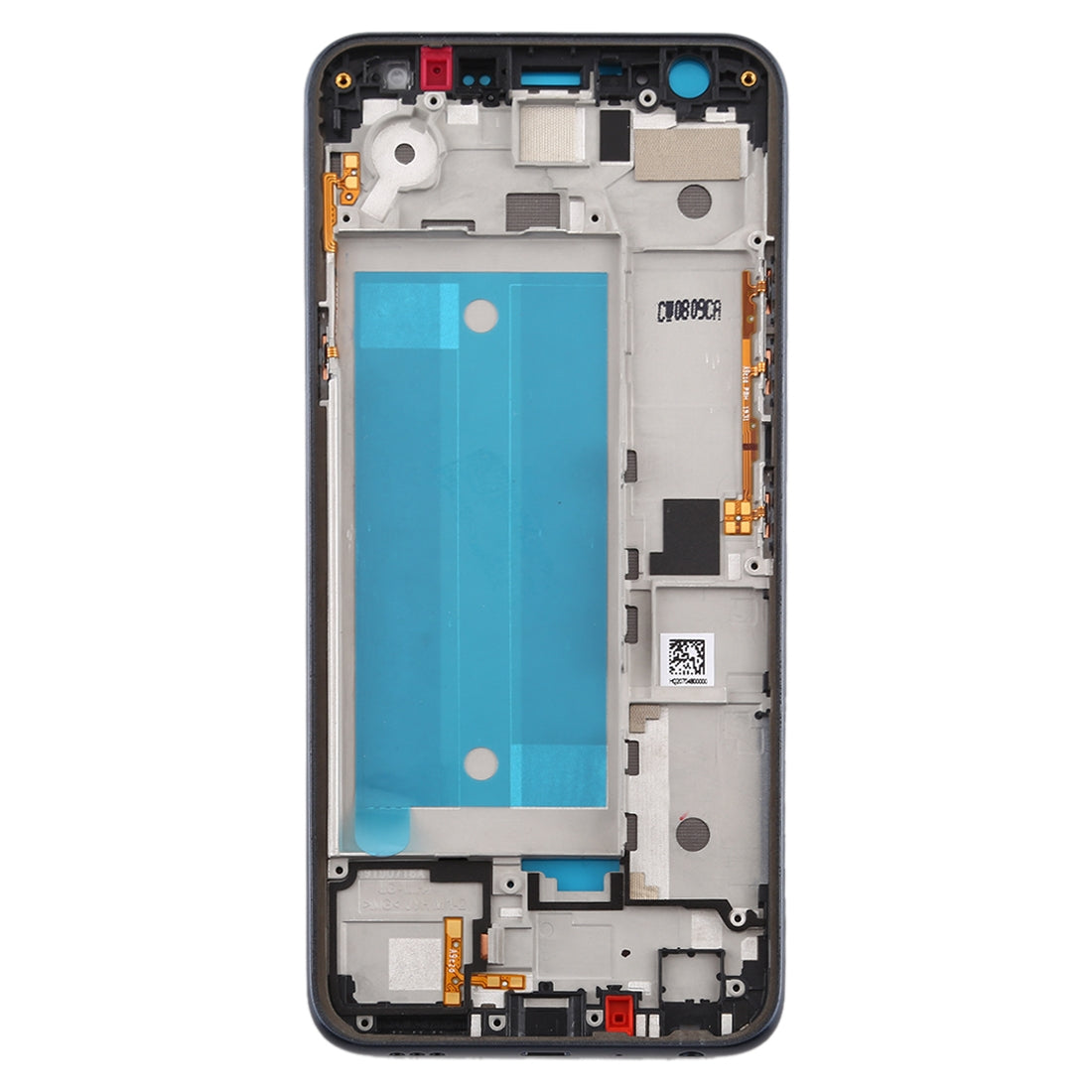 Front Housing LCD Frame Bezel Plate for LG K40 / K12+ K12 Plus / X4 2019 X420EM X420BMW X420EMW X420HM X420 X420N (Single SIM Version)(Black)