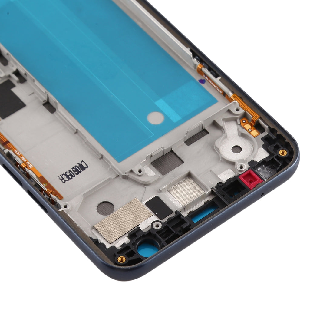 Front Housing LCD Frame Bezel Plate for LG K40 / K12+ K12 Plus / X4 2019 X420EM X420BMW X420EMW X420HM X420 X420N (Single SIM Version)(Black)