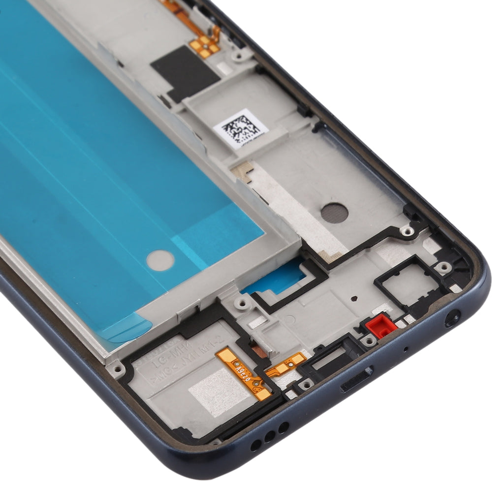 Front Housing LCD Frame Bezel Plate for LG K40 / K12+ K12 Plus / X4 2019 X420EM X420BMW X420EMW X420HM X420 X420N (Single SIM Version)(Black)