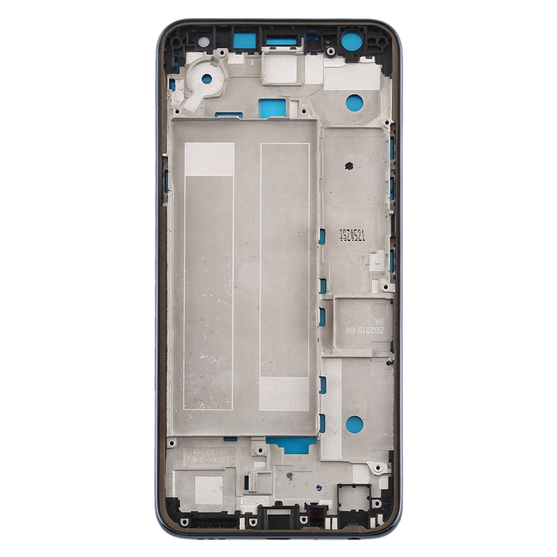 Front Housing LCD Frame Bezel Plate for LG K40 / K12+ K12 Plus / X4 2019 X420EM X420BMW X420EMW X420HM X420 X420N (Single SIM Version)(Blue)