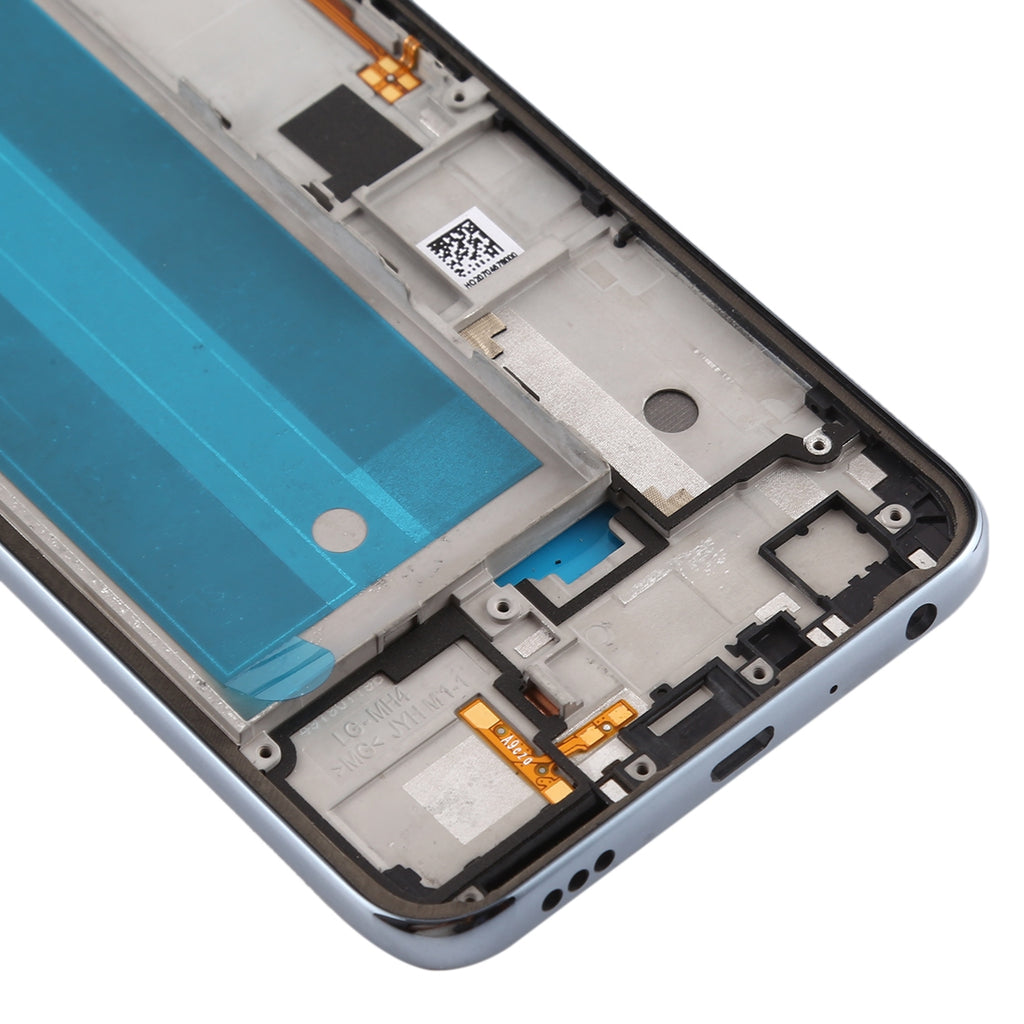 Front Housing LCD Frame Bezel Plate for LG K40 / K12+ K12 Plus / X4 2019 X420EM X420BMW X420EMW X420HM X420 X420N (Single SIM Version)(Silver)