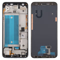 Front Housing LCD Frame Bezel Plate for LG K40 / K12+ K12 Plus / X4 2019 X420EM X420BMW X420EMW X420HM X420 X420N (Single SIM Version)(Silver)