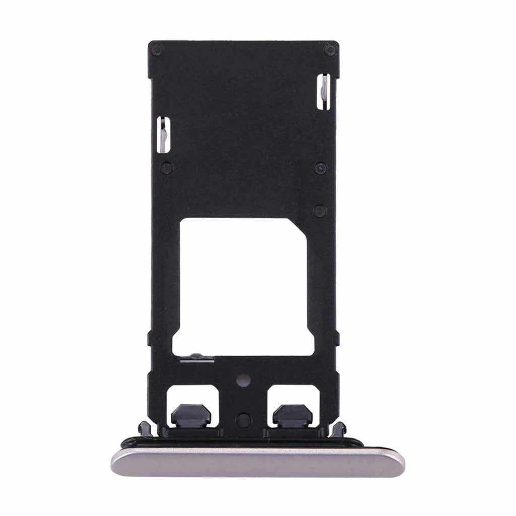 for Sony Xperia XZs (Dual SIM Version) SIM & Micro SD / SIM Card Tray(Silver)
