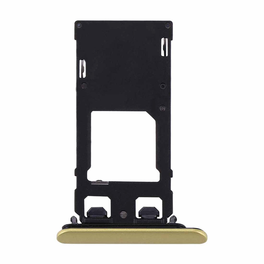 for Sony Xperia XZs (Single SIM Version) SIM & Micro SD Card Tray(Gold)