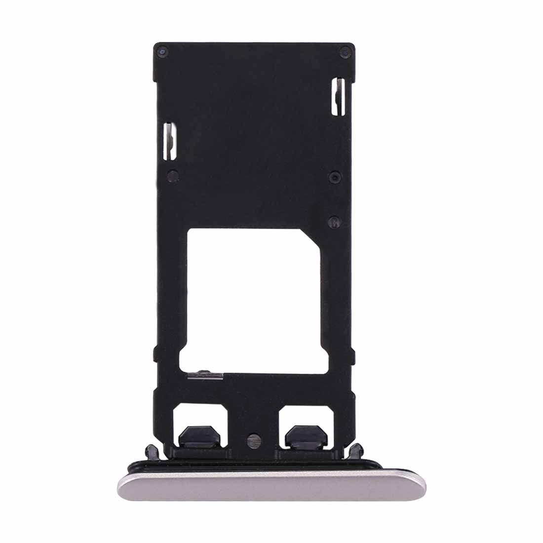 for Sony Xperia XZs (Single SIM Version) SIM & Micro SD Card Tray(Silver)