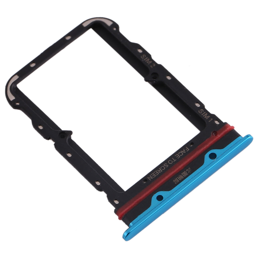 SIM Card Tray + SIM Card Tray for Xiaomi Mi CC9 Pro/Mi Note 10/Mi Note 10 Pro/Mi Note 10 Lite(Blue)